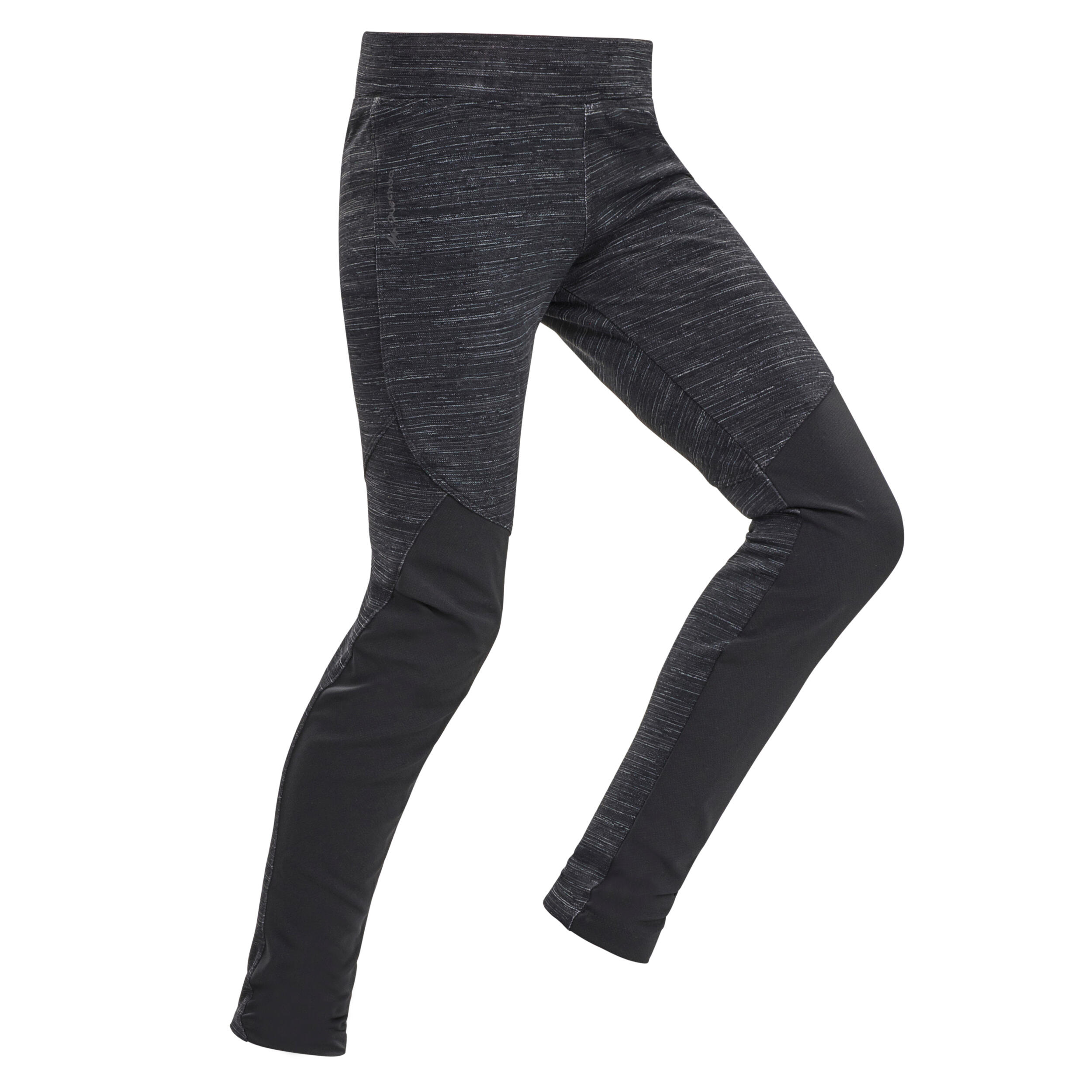 Kids' Leggings - 100 Black - Black - Domyos - Decathlon