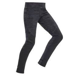 KIDS’ WARM HIKING LEGGINGS - SH100 - 7-15 YEARS