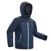 Dievčenská hrejivá nepremokavá bunda na zimnú turistiku SH500 X-Warm 3v1 8-14 r.