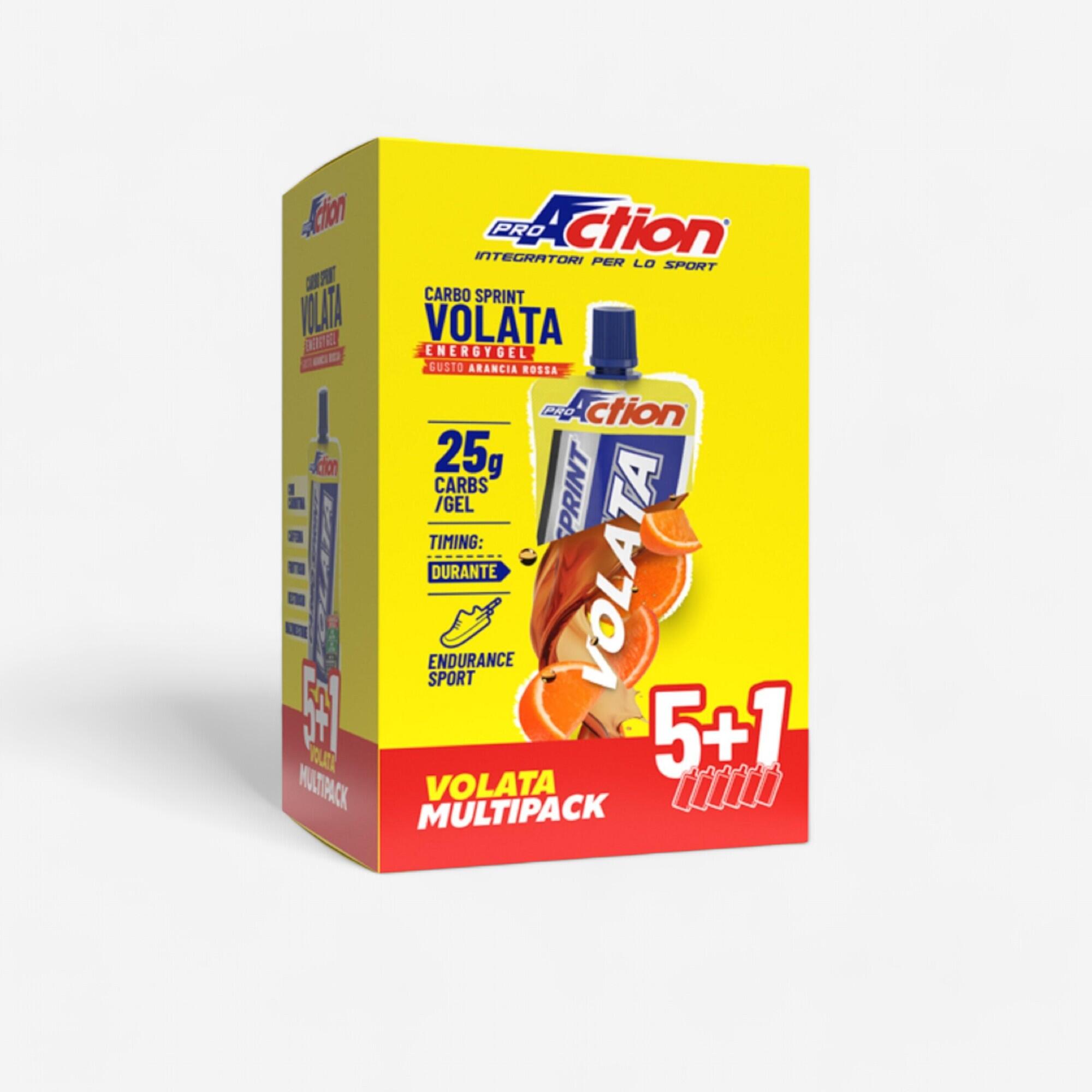 PROACTION Promo 5+1 Gel energetico Carbo Sprint Volata Endurance Arancia Proaction