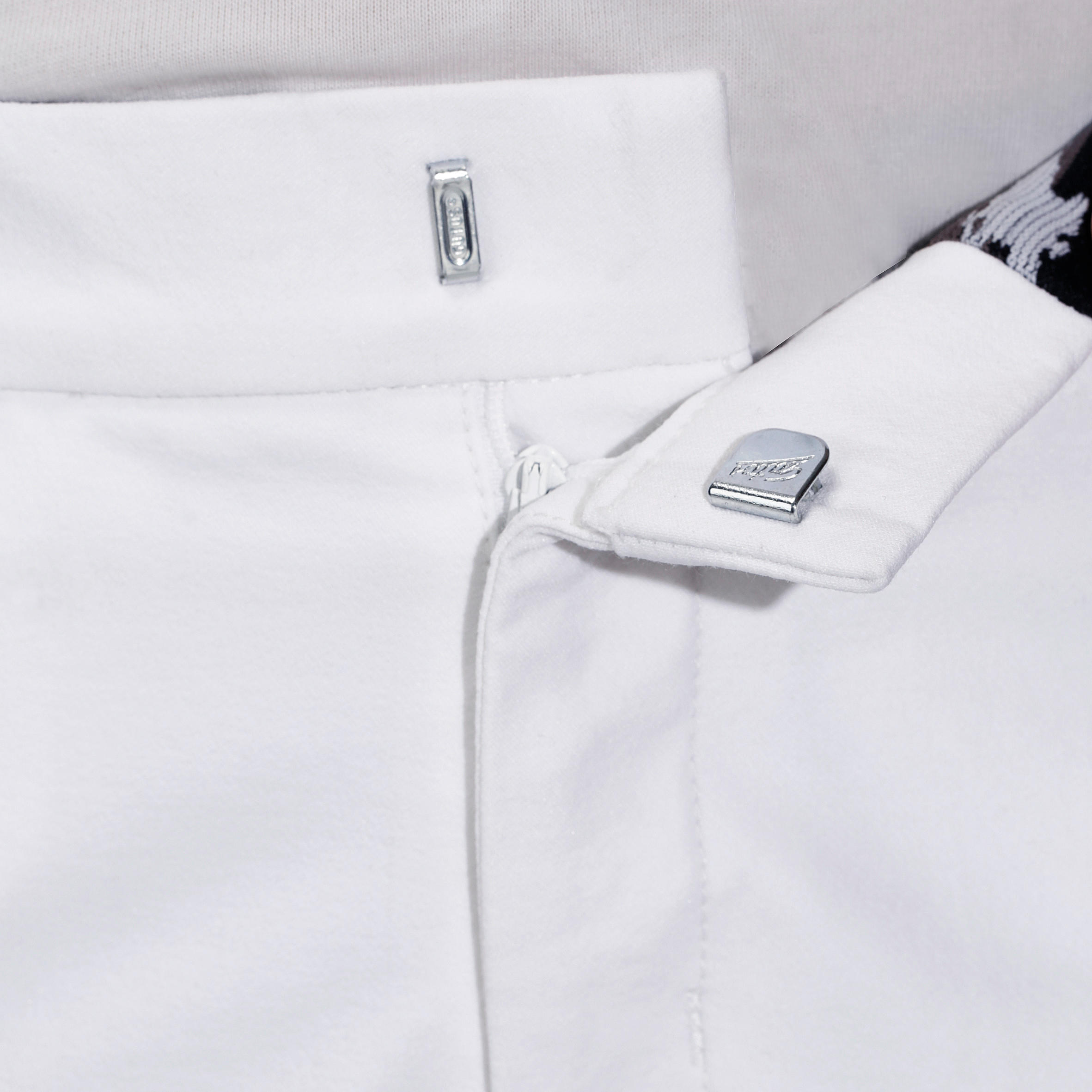 500 Kids' Horse Riding Show Jodhpurs - White 8/19