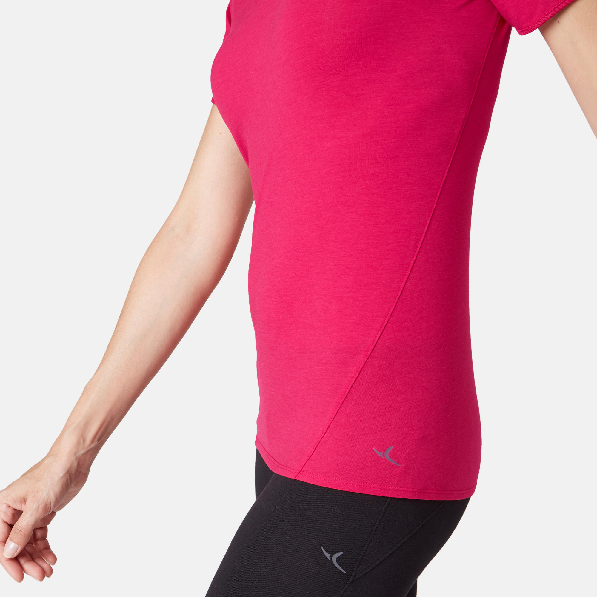 520 Tulle Women's Pilates & Gentle Gym T-Shirt - Red 6/7