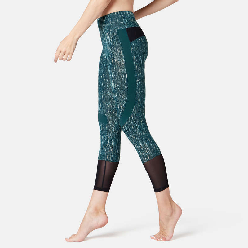 WOMAN T SHIRT LEGGING SHORT - 520 Gym 7/8 Leggings - Teal NYAMBA