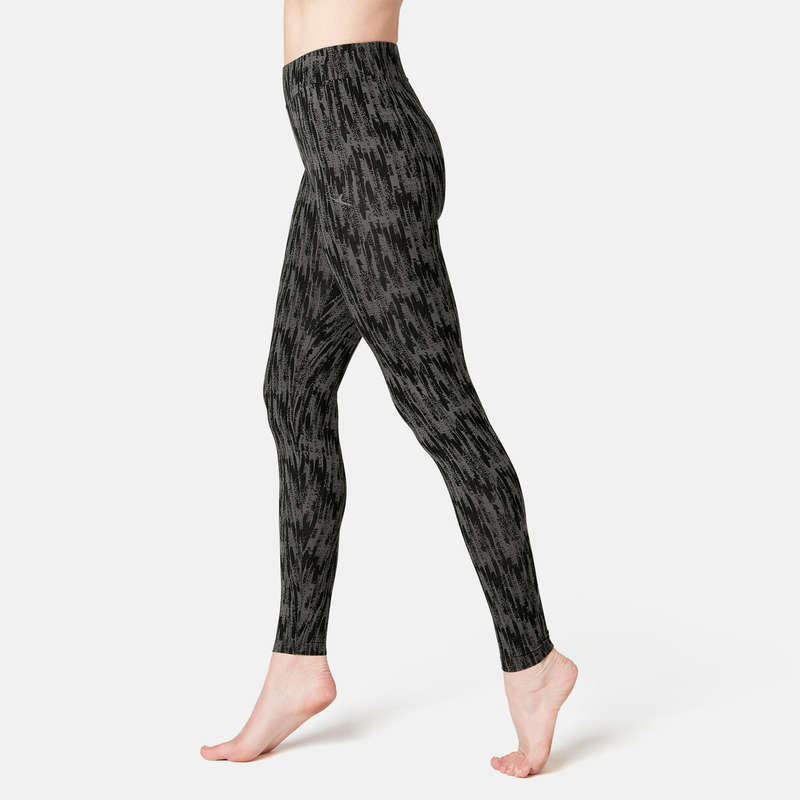 WOMAN T SHIRT LEGGING SHORT Fitness and Gym - 500 Fit+ Gym Leggings NYAMBA - Gym Activewear