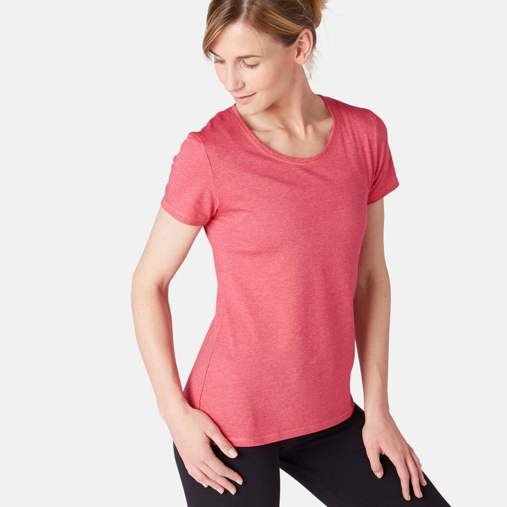 T-Shirt Damen Regular - 500 orange