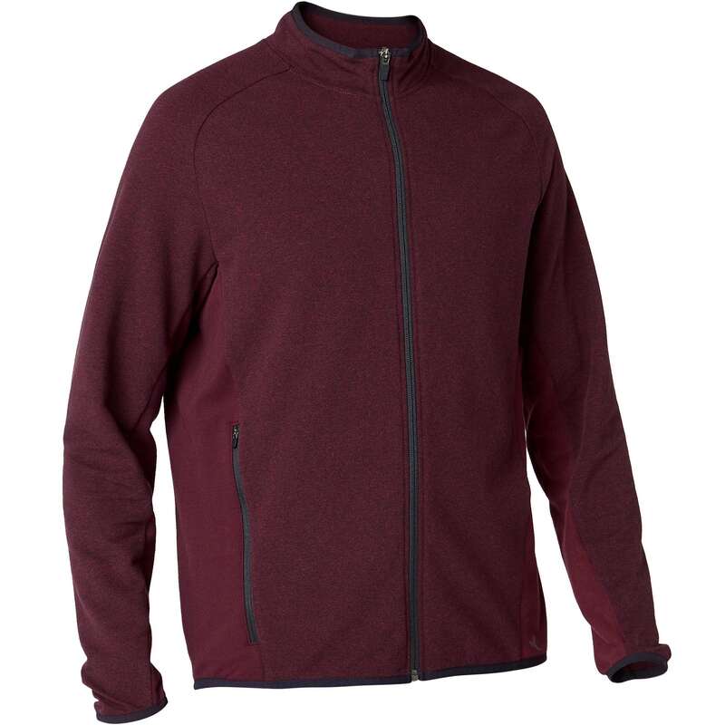 MAN GYM, PILATES COLD WEATHER APPAREL - 500 Gym Jacket - Burgundy NYAMBA