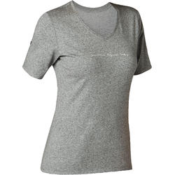 T-Shirt 510 regular Pilates Gym douce femme gris neps printé