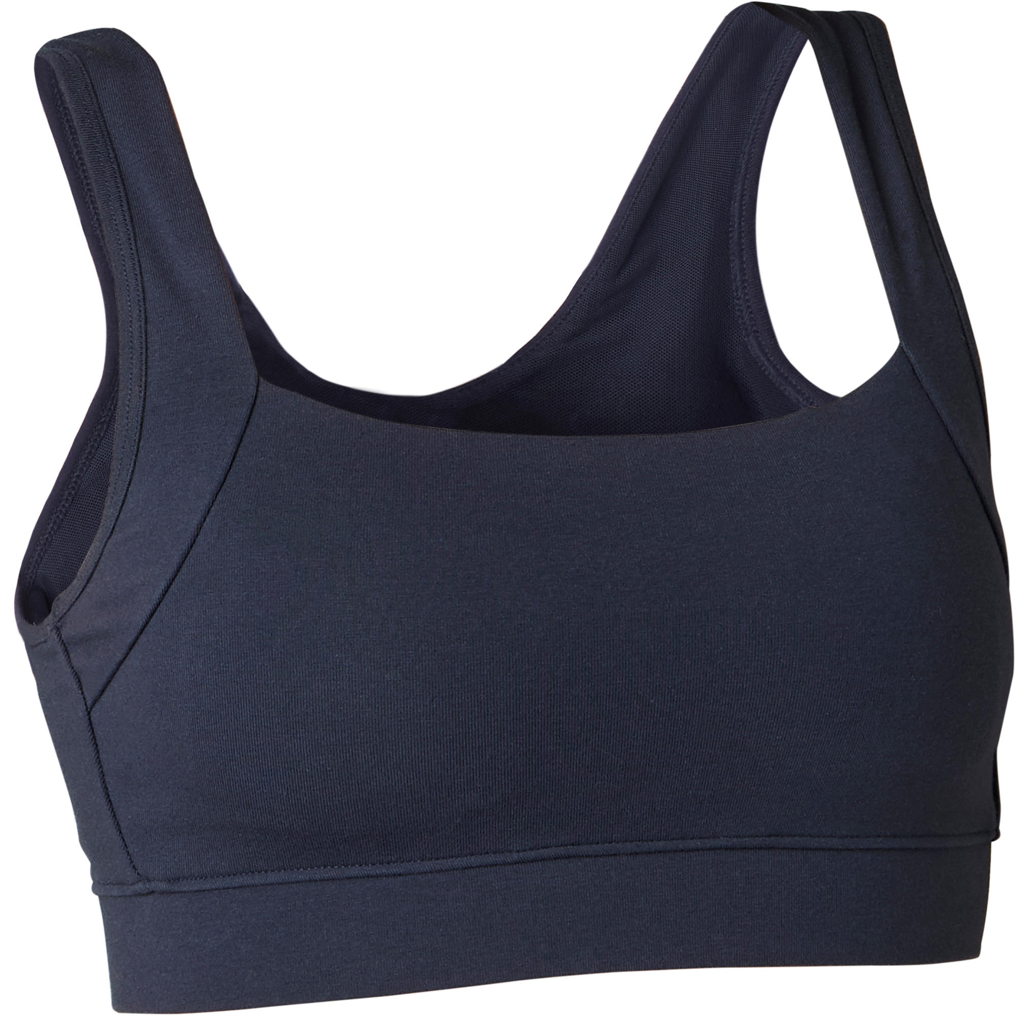 

Women's Gym Bra Stretch - Navy Blue -  By DOMYOS | Decathlon