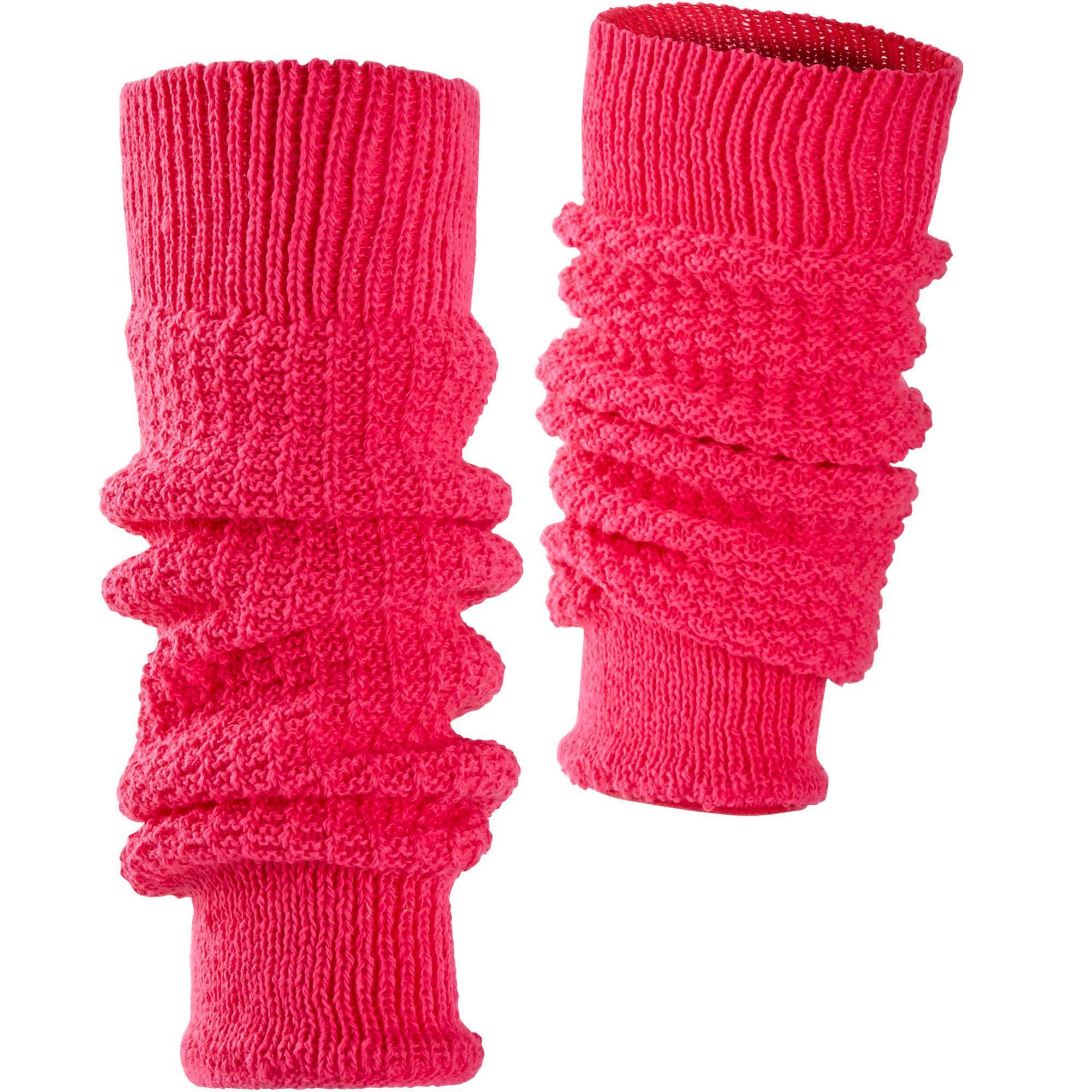 Girls' Ballet and Modern Dance Leg Warmers Fuchsia Domyos by Decathlon