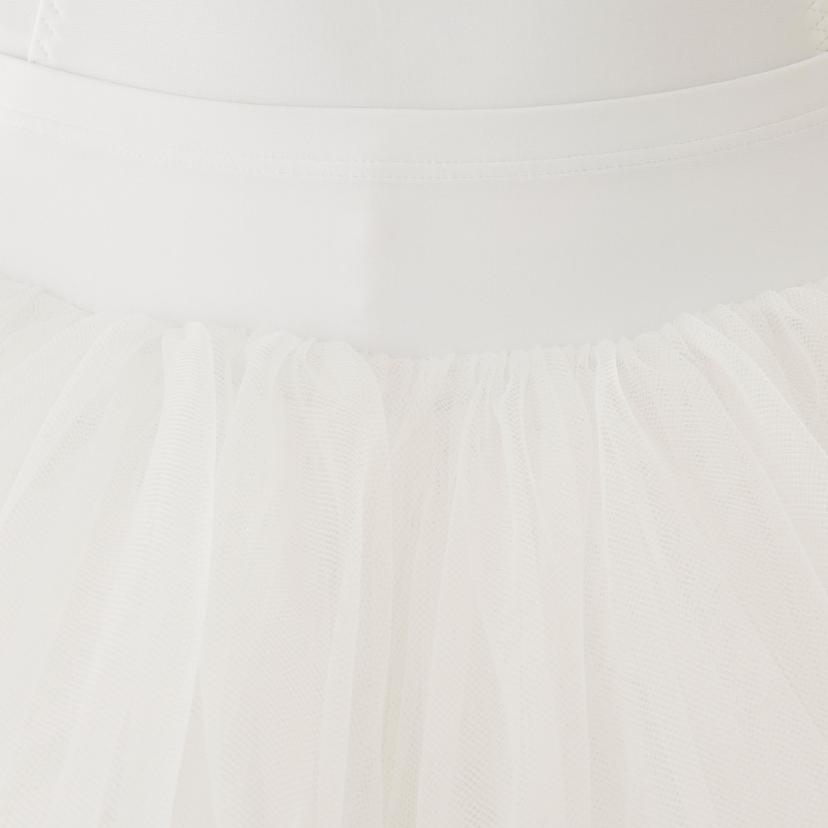 Girls' Ballet Pancake Tutu - White 6/6