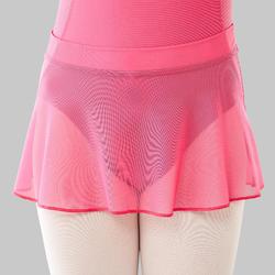 Jupette danse classique fushia en voile fille
