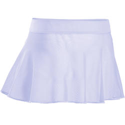Jupette de danse classique en voile fille parme.