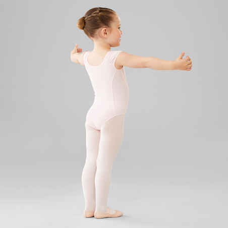 Leotard Balet Lengan Pendek Anak Perempuan - Pink