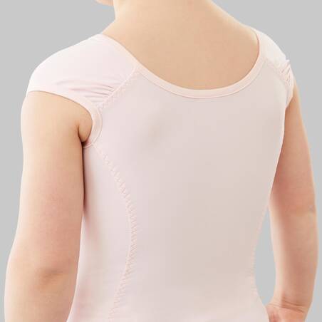 Leotard Balet Lengan Pendek Anak Perempuan - Pink