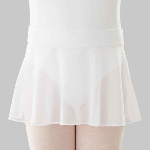 
      Girls' Voile Ballet Skirt - White
  