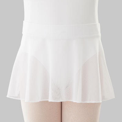 Gonnellino bambina danza classica bianco