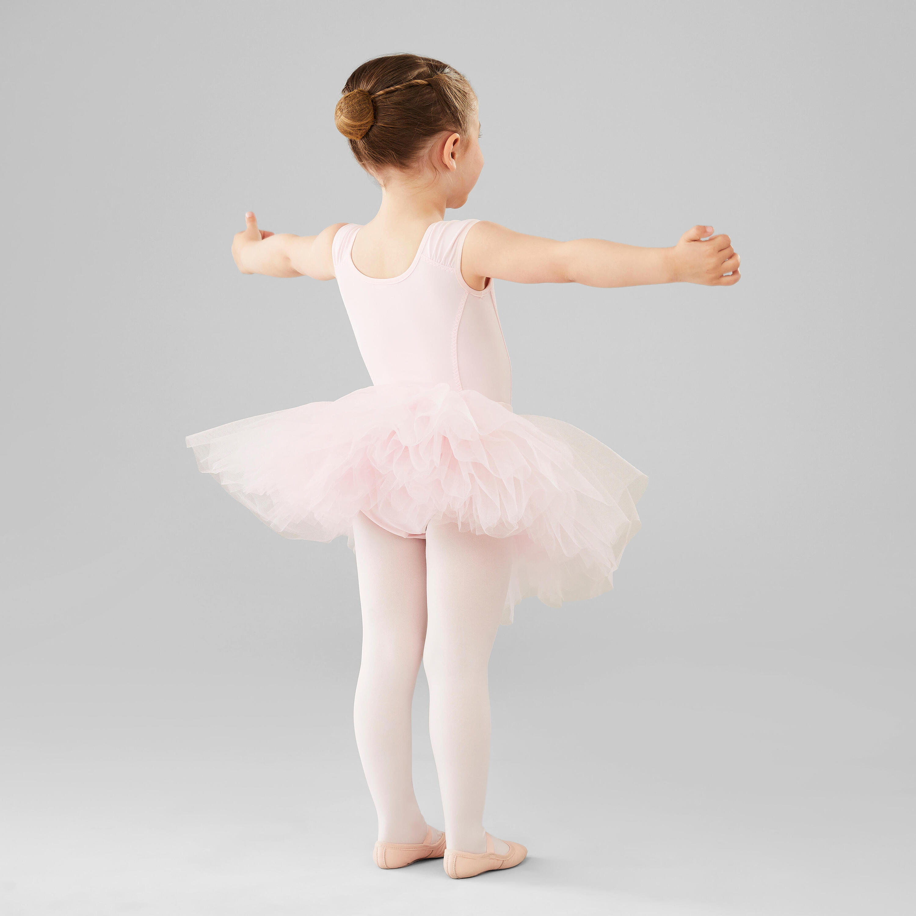 Abito Da Balletto Bambina AIEOE - Tutu Con Body E Bottoni, 1-8 Anni - Foto 3