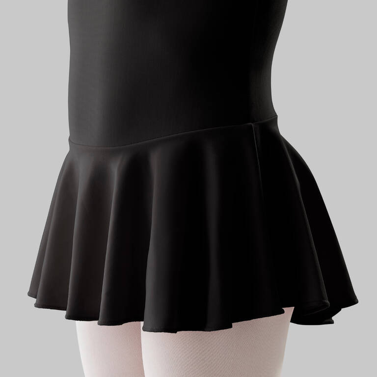 Girls' Ballet Skirted Leotard - Black