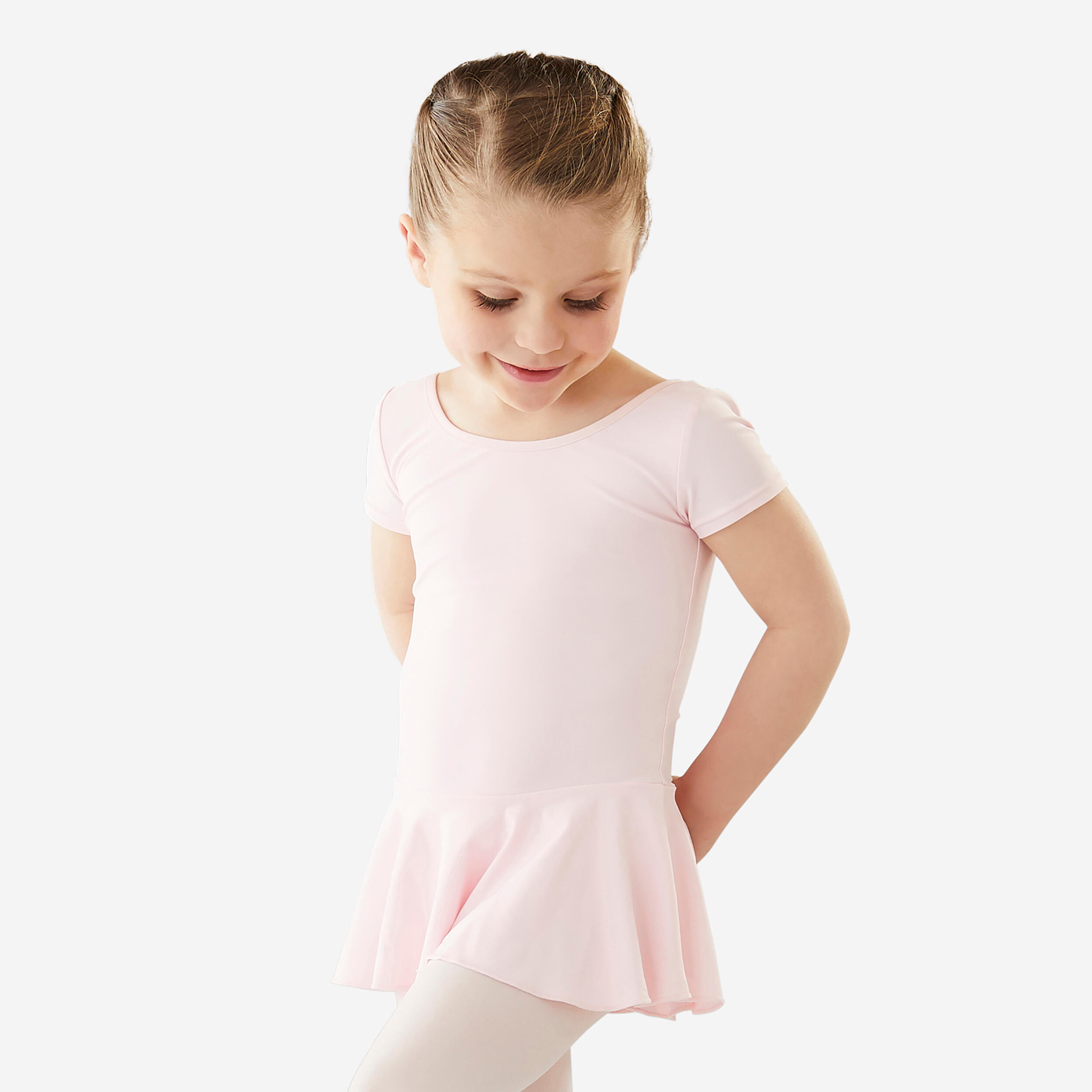 Decathlon | Body danza classica bambina con gonnellino 100 rosa |  Starever