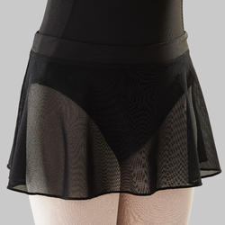 Jupette danse classique noire en voile fille