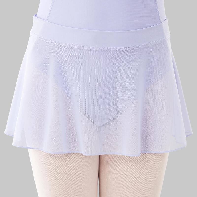 Jupette danse classique parme en voile fille