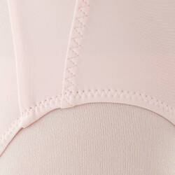 Girls' Mixed Media Ballet Leotard - Light Pink