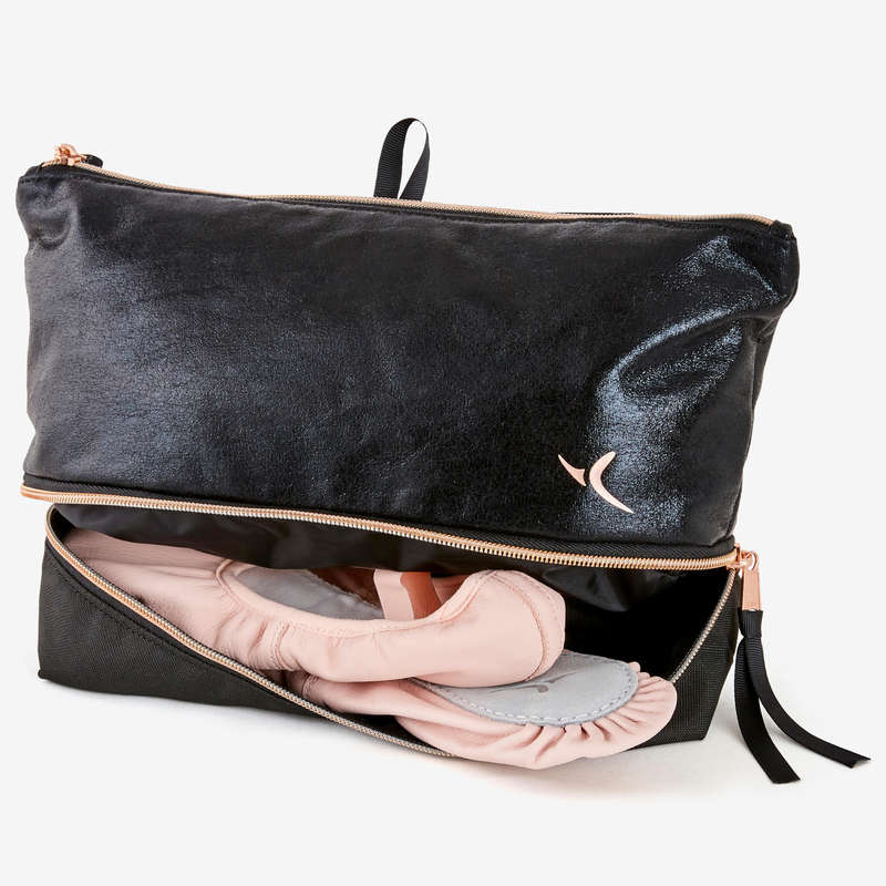 DOMYOS Dance Shoe Pouch Black Decathlon