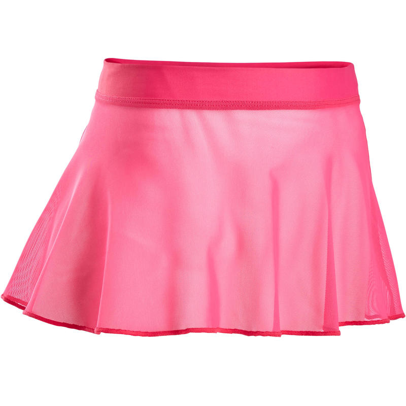 Jupette de danse classique en voile fille fuchsia Jupette de danse classique en voile fille fuchsia