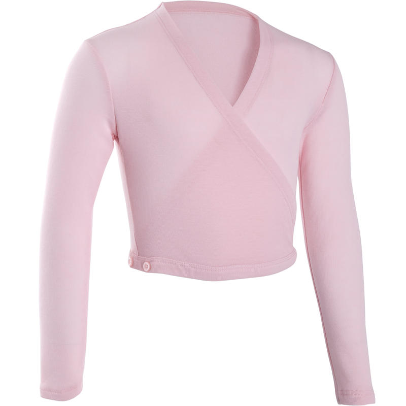 Cache Coeur De Danse Classique Fille Rose Pale Domyos By Decathlon