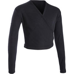 Cache-cœur de danse classique fille noir