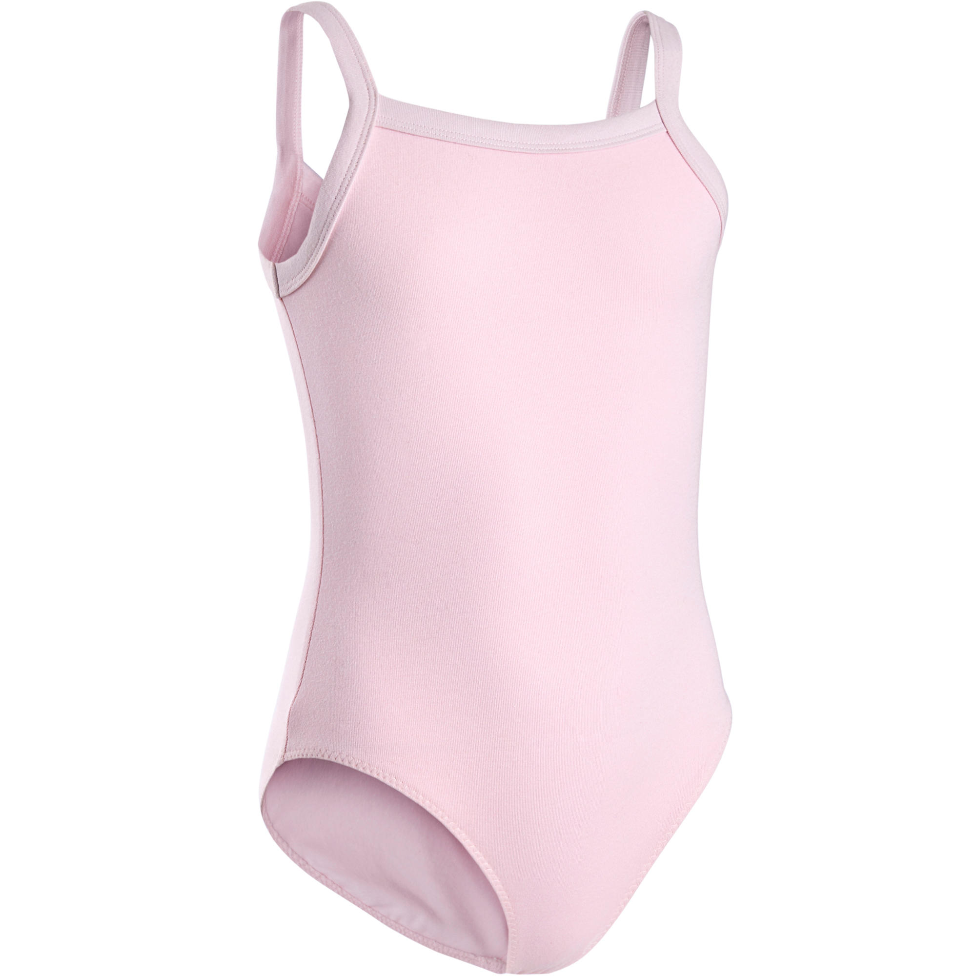 Justaucorps danse classique rose fines bretelles fille 8/11
