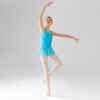 Girls' Mixed Media Ballet Leotard - Blue