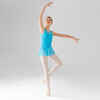 Tanzbody Ballett Bi-Material Mädchen blau