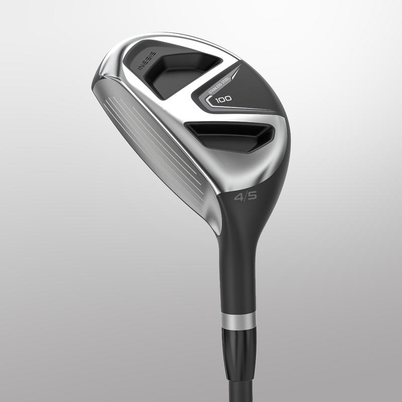 Ensemble de golf de 7 bâtons 100 gaucher taille 2 acier - Décathlon