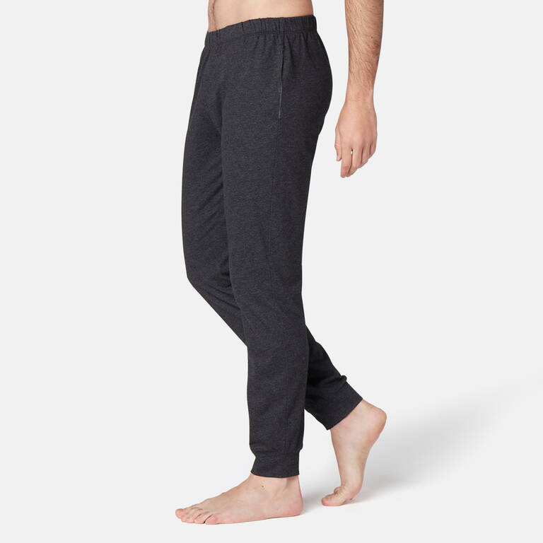 Men's Fitness Jogging Bottoms 120 - Dark Grey