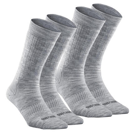 Chaussettes chaudes de randonnée - SH100 MID - x2 paires