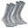 Calcetines térmicos de montaña y nieve 2 pares Adulto Quechua SH100 X-Warm gris