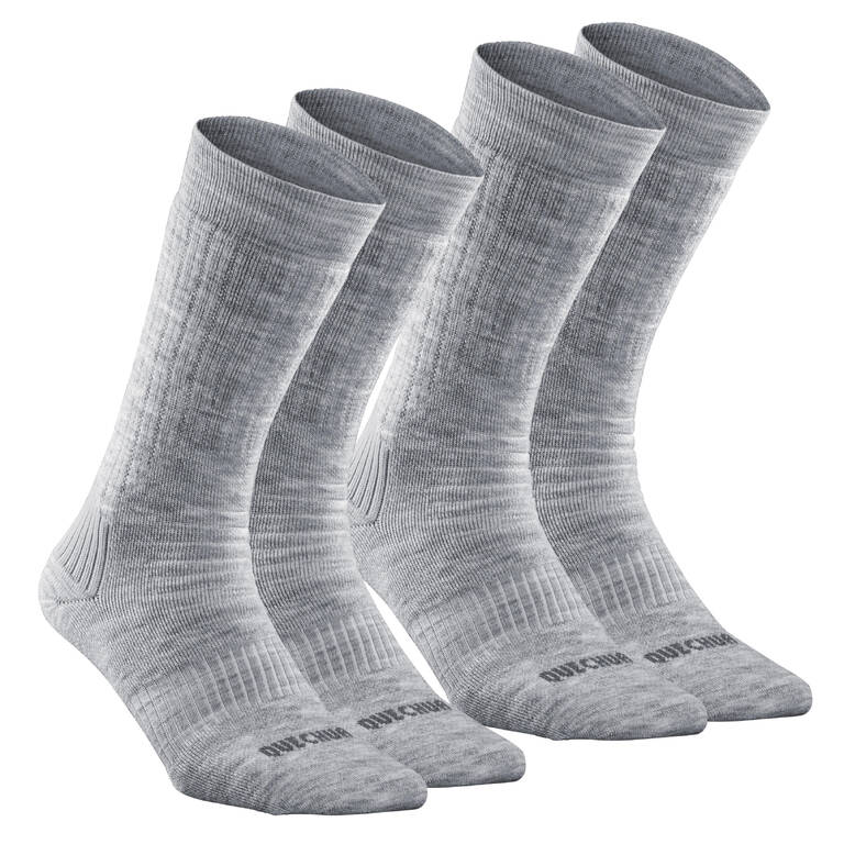 Warm Hiking Socks - SH100 MID - 2 Pairs