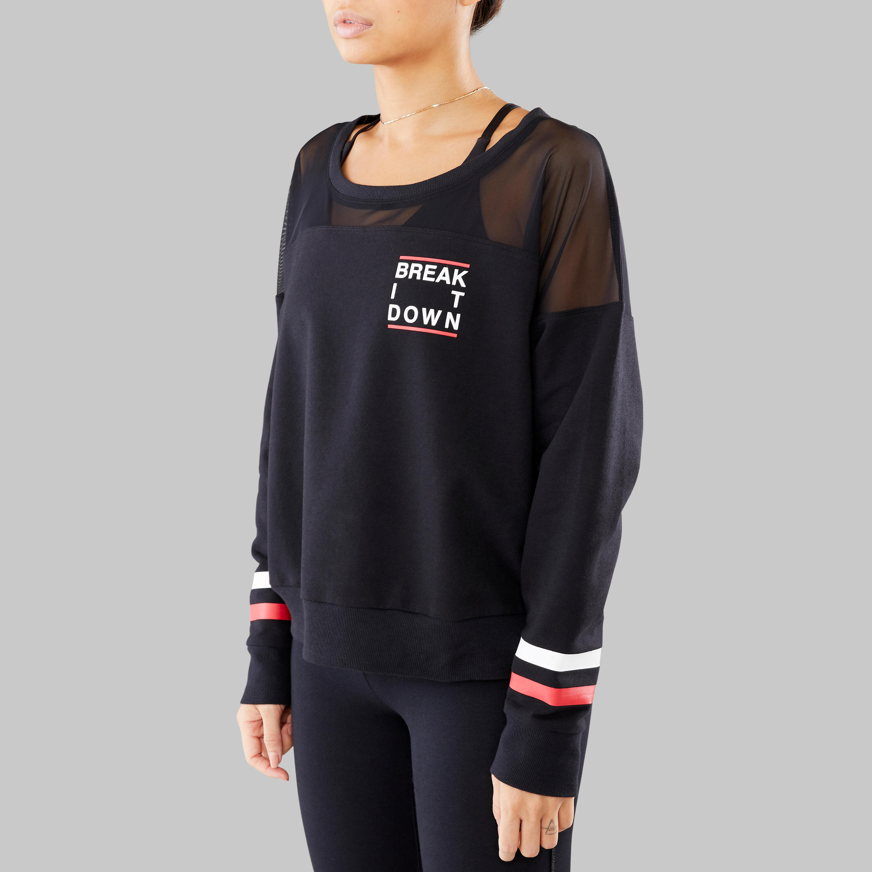 Women's Urban Dance Sweatshirt - Black 4/13