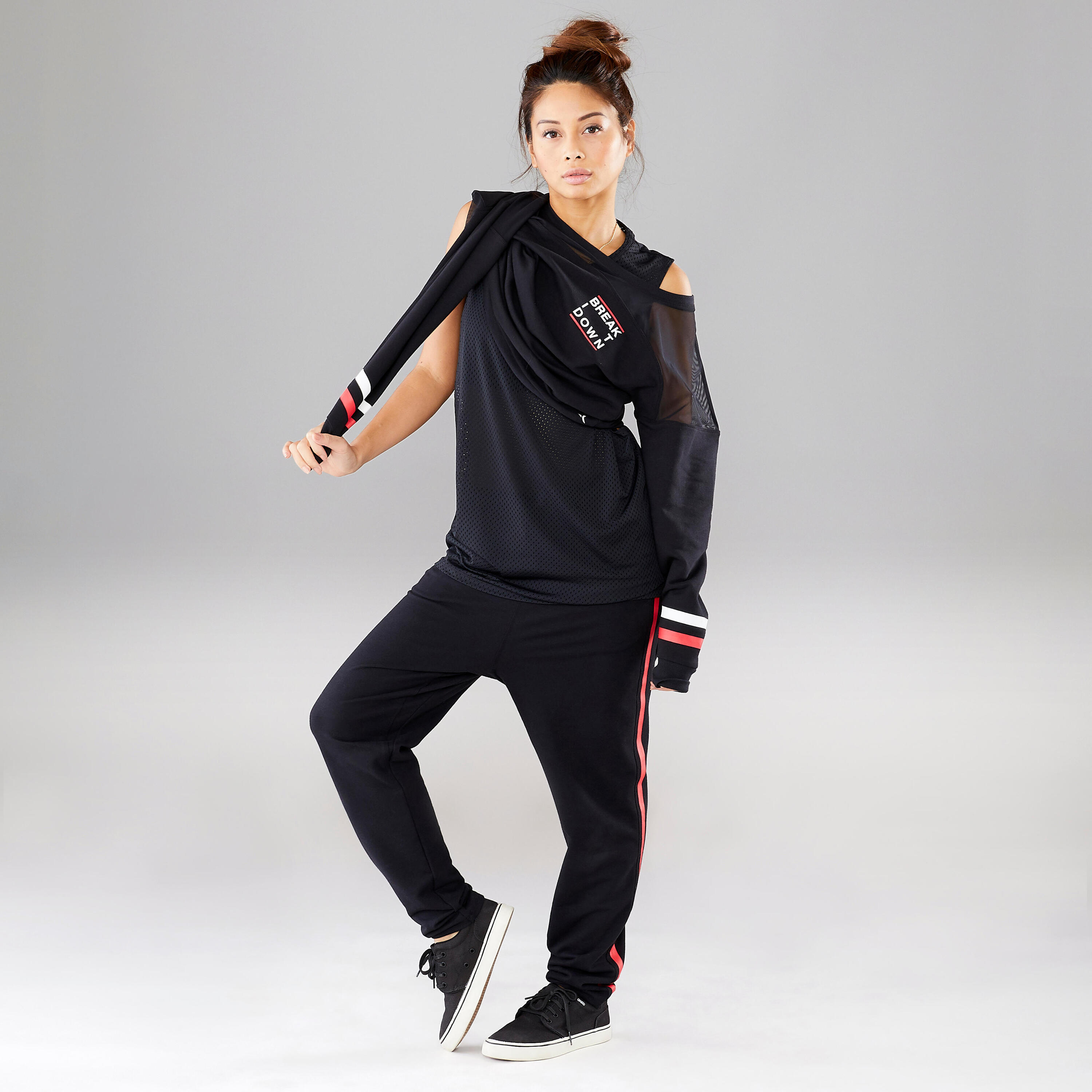 Women's Urban Dance Sweatshirt - Black 10/13
