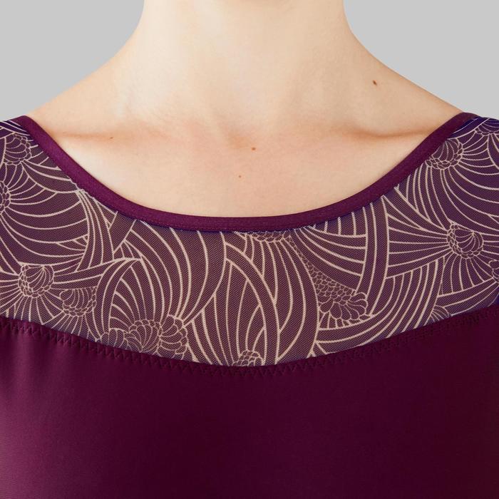 Domyos Balletpakje Met Korte Mouwen Voor Dames Decathlon Nl