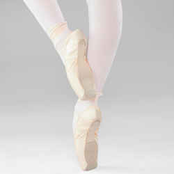 Beginner Pointe Shoes with Flexible Soles - Sizes 1 to 8