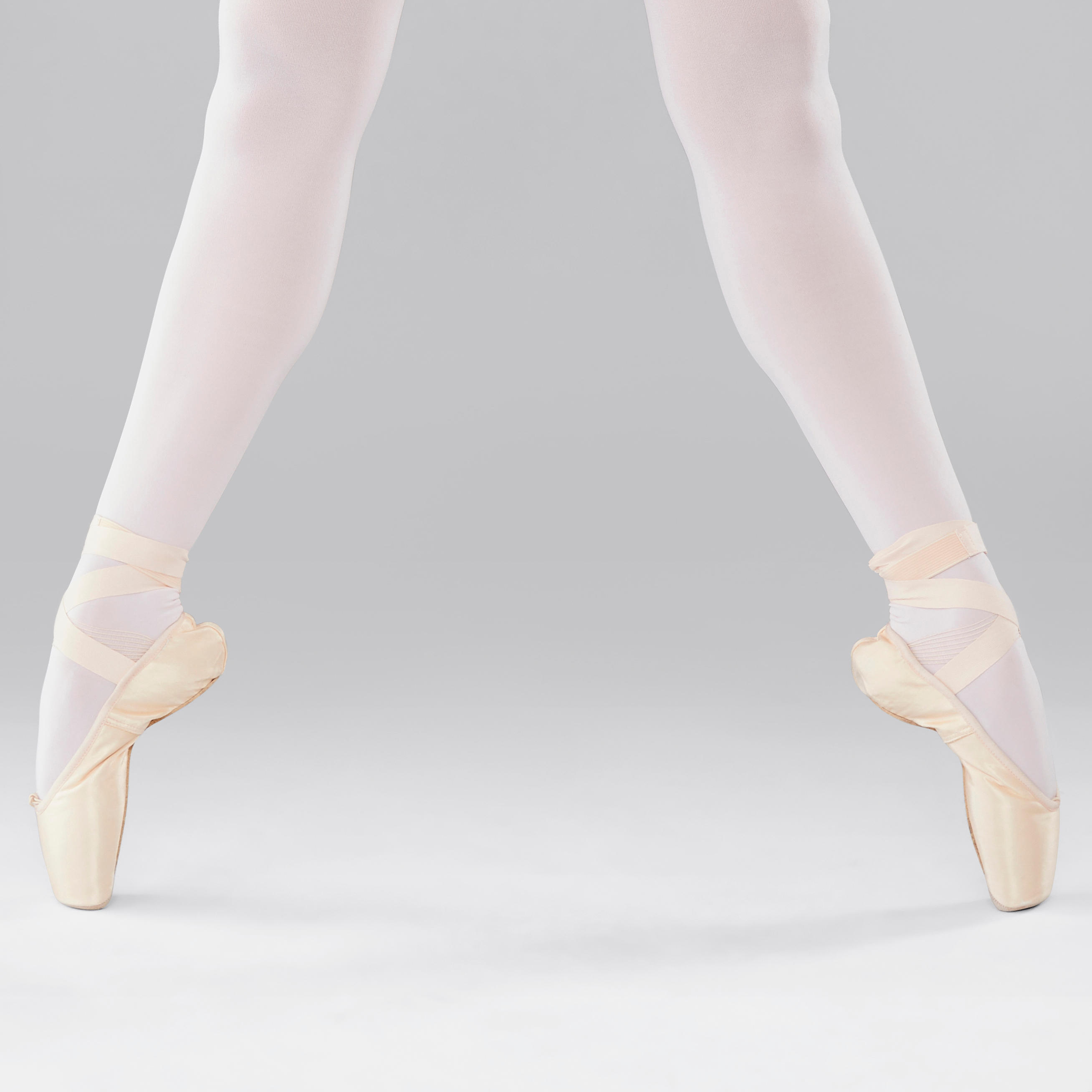 Beginner Pointe Shoes with Flexible Soles - Sizes 1 to 8 3/6