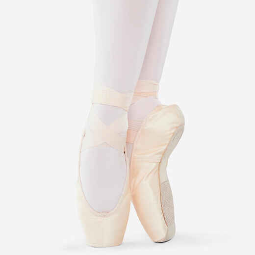 
      Beginner Pointe Shoes with Flexible Soles - Sizes 1 to 8
  