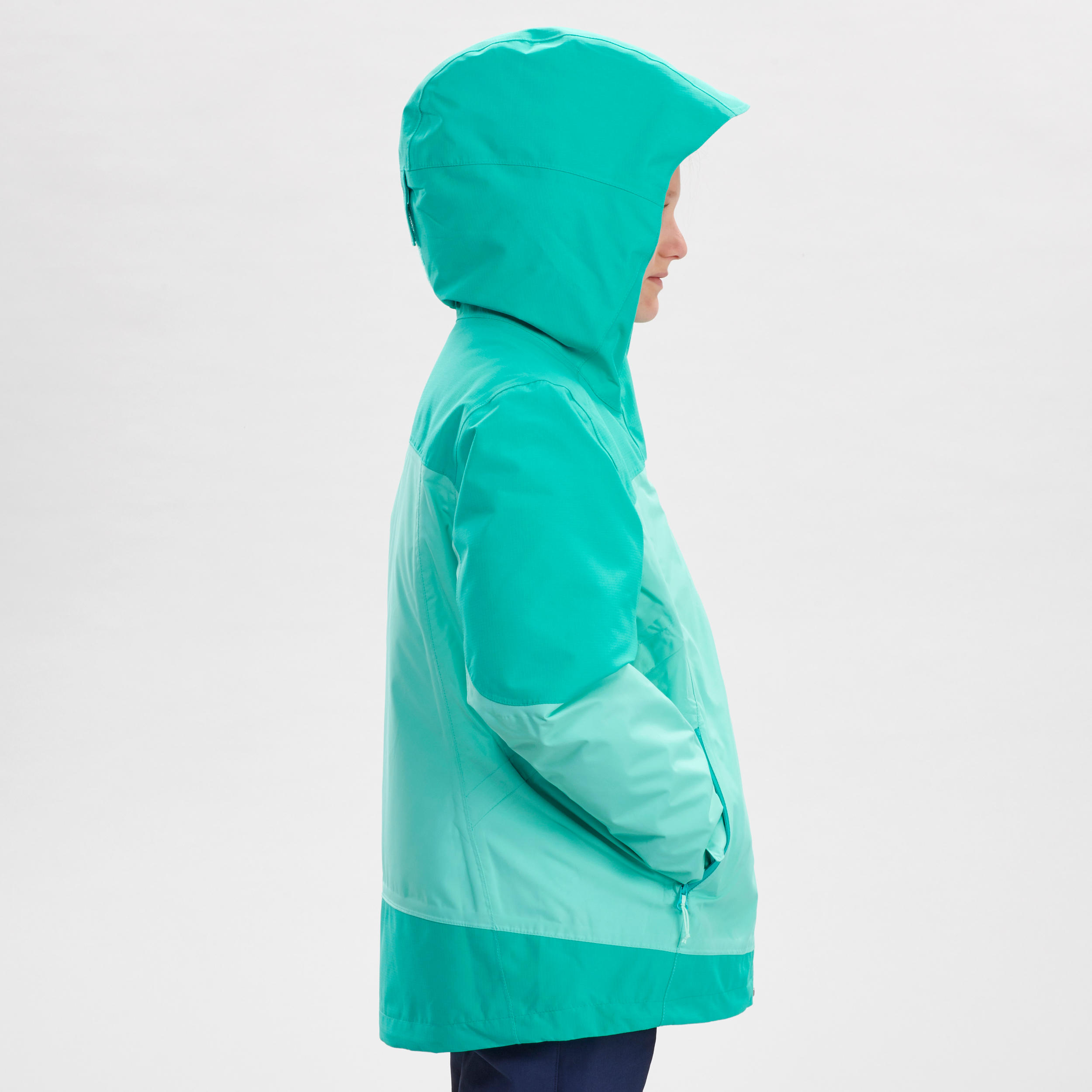 KIDS’ 3-in-1 WATERPROOF HIKING JACKET - SH500 X-WARM -10°C - AGES 7-15 14/19