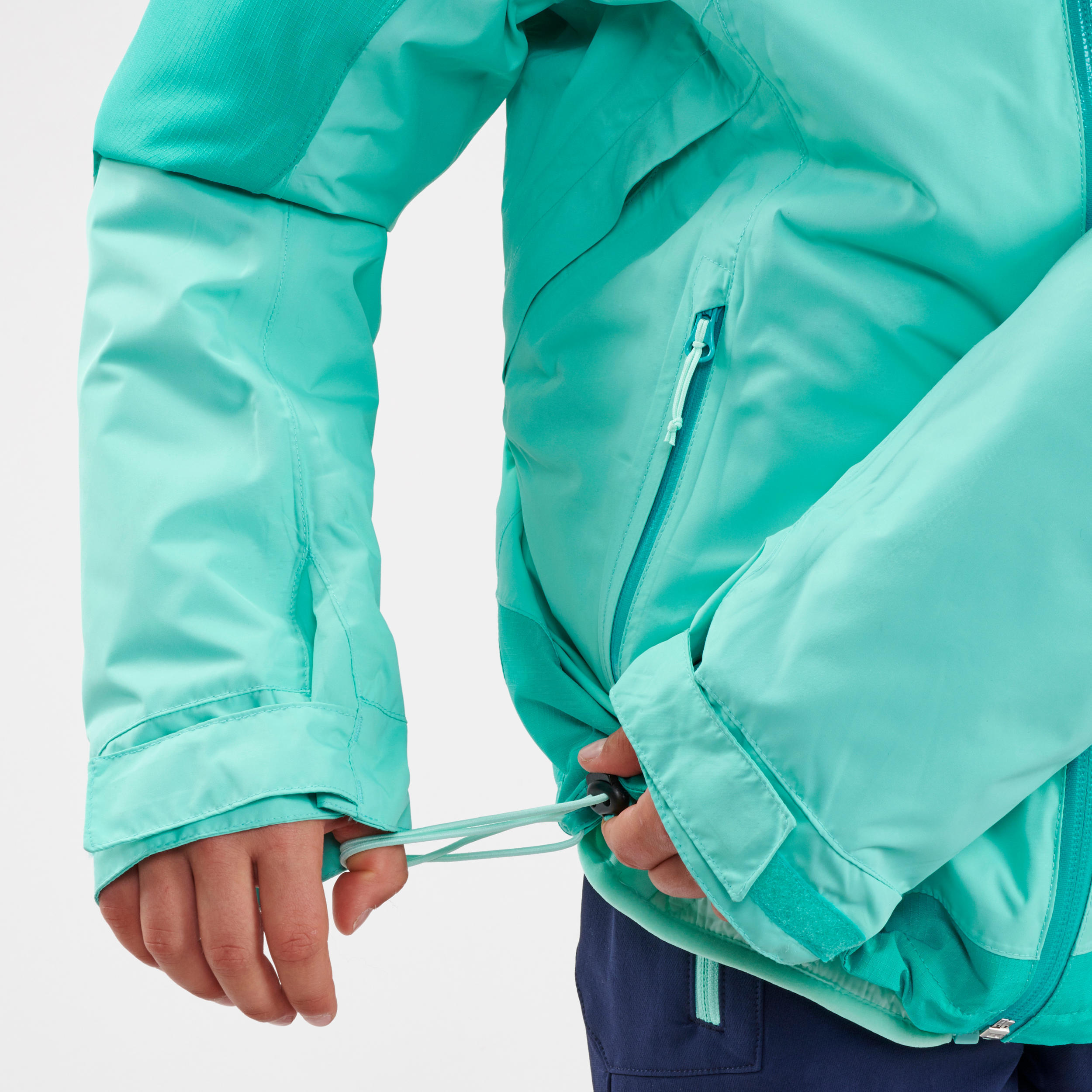 KIDS’ 3-in-1 WATERPROOF HIKING JACKET - SH500 X-WARM -10°C - AGES 7-15 5/19