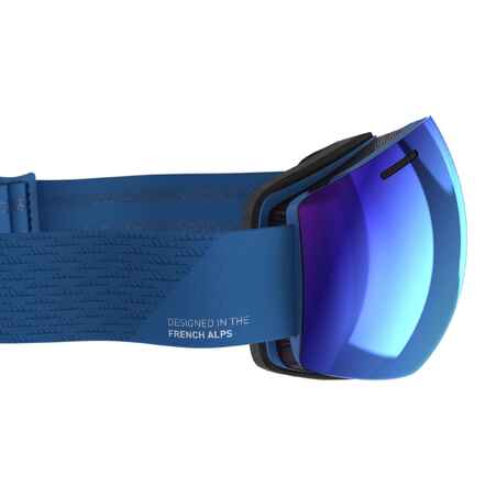 Skibrille Snowboardbrille G 900 S3 Erwachsene/Kinder Schönwetter blau 
