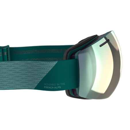 Skibrille Snowboardbrille G 520 S3 Damen/Kinder Schönwetter blau