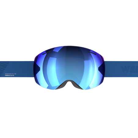 Skibrille Snowboardbrille G 900 S3 Erwachsene/Kinder Schönwetter blau 