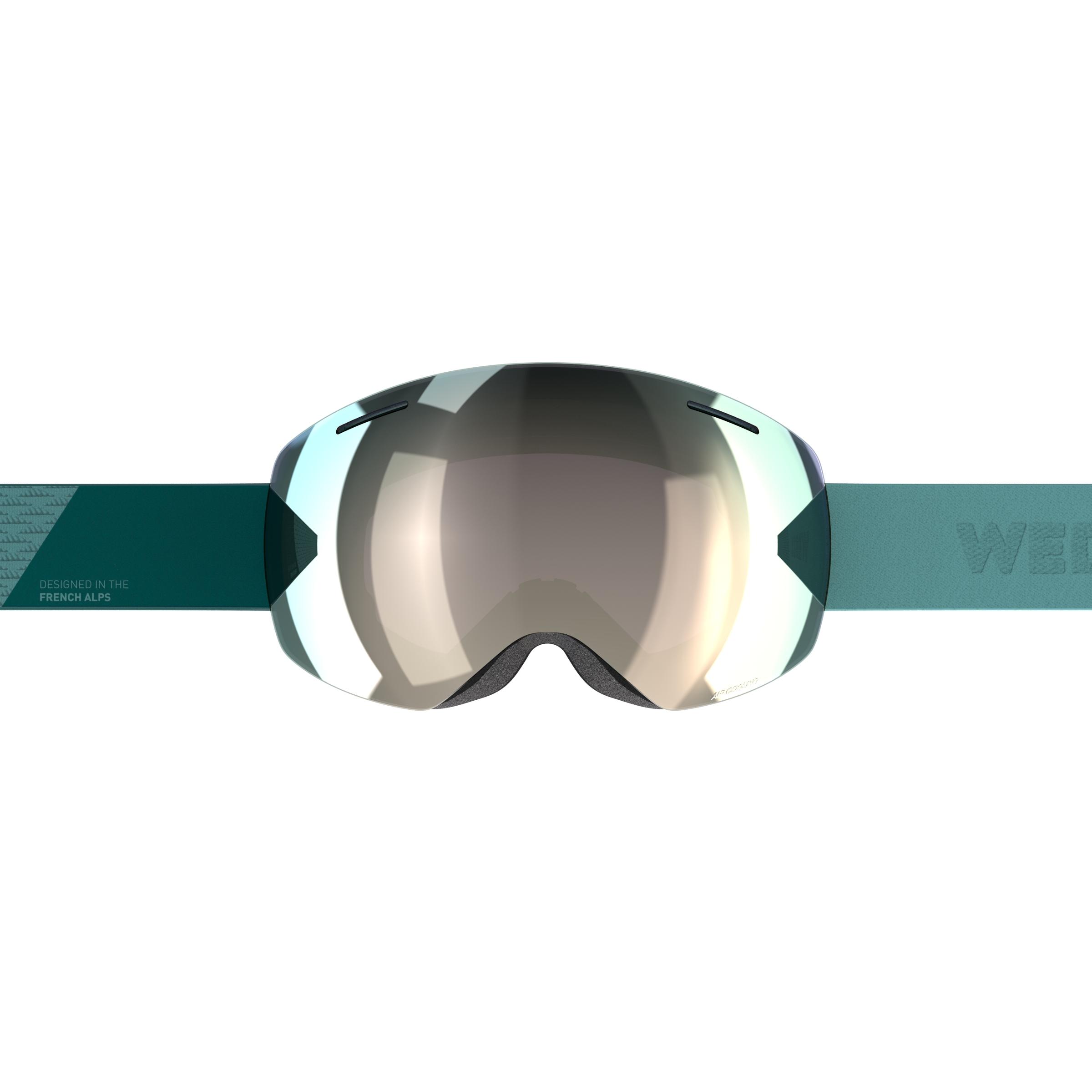 WOMEN AND GIRL'S GOOD WEATHER SKIING AND SNOWBOARDING GOGGLES G 520 - Blue 3/6